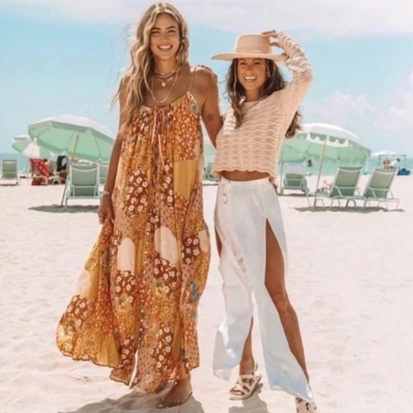 Spell Freda Strappy Maxi Dress NWT XS - Picture 7 of 9